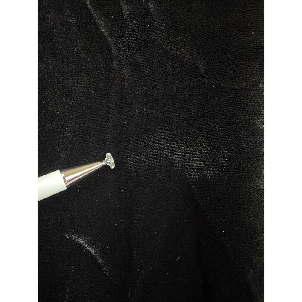 Vintage Y2K Johnny Was Los Angeles Black Velvet Floral Embroidery Long Top XL - Picture 10 of 10